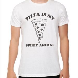 'Pizza is my Spirit Animal' Graphic T-Shirt